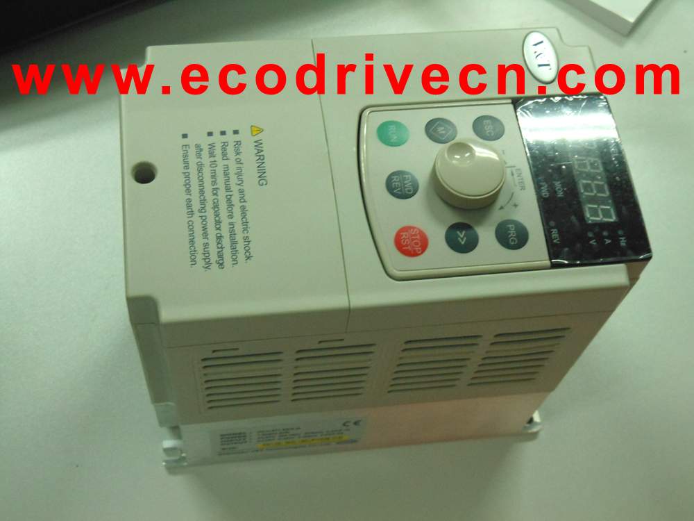 VFD with potentiometer on keypad